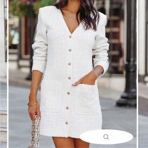 VICI TWEED MINI DRESS